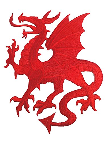 1 Applikation Wappen Drachen 14 x 11,5cm Farbe: Rot vor226-8 li 1 Applikation Wappen Drachen 14 x 11,5cm Farbe: Rot vor226-8 li von 1A-Kurzwaren