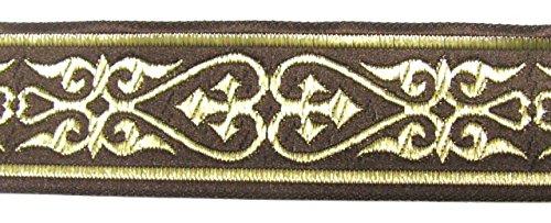 10m Keltischer Borte Webband 35mm breit Farbe: Braun-Gold präsentiert von 1A-Kurzwaren 35007-brgo 10m Keltischer Borte Webband 35mm breit Farbe: Braun-Gold präsentiert von 1A-Kurzwaren 35007-brgo von DetonTsai