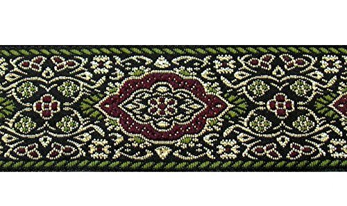 10m Medaillon Borte Webband 35mm Farbe: Grün-Bordeaux-Gold präsentiert von 1A-Kurzwaren 35589-V5 10m Medaillon Borte Webband 35mm Farbe: Grün-Bordeaux-Gold präsentiert von 1A-Kurzwaren 35589-V5 von yaco