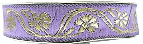 10m Mittelalter Borte Webband 16mm breit Farbe: Lila-Gold 16070-ligo 10m Mittelalter Borte Webband 16mm breit Farbe: Lila-Gold 16070-ligo von 1A-Kurzwaren