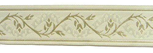 10m Mittelalter Borte Webband 35mm breit Farbe: Creme von 1A-Kurzwaren 35094-creme von 1A-Kurzwaren