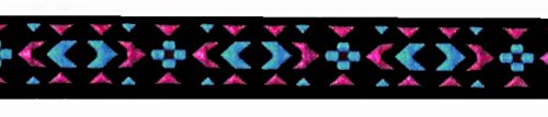 1A-Kurzwaren 10m Retro-Borte Webband 12mm Farbe Türkis-Pink-Schwarz 12898.v6 1A-Kurzwaren 10m Retro-Borte Webband 12mm Farbe Türkis-Pink-Schwarz 12898.v6 von 1A-Kurzwaren