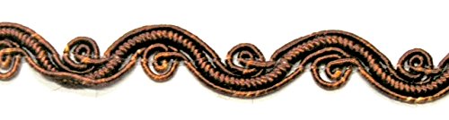 1A-Kurzwaren 16,40m Posamentenborte 8mm breit Farbe: Braun 3201-29 1A-Kurzwaren 16,40m Posamentenborte 8mm breit Farbe: Braun 3201-29 von 1A-Kurzwaren