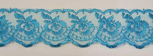 1A-Kurzwaren 9m Spitze 40mm breit Farbe: Türkis TR-415-8097 1A-Kurzwaren 9m Spitze 40mm breit Farbe: Türkis TR-415-8097 von 1A-Kurzwaren
