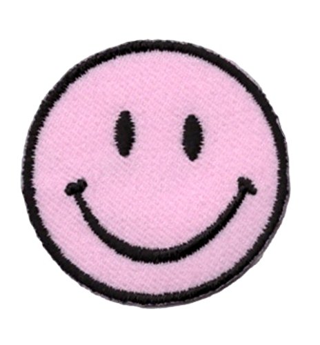 1A-Kurzwaren Aufnäher Bügelbild Aufbügler Iron on Patches Applikation Smiley in Pink Durchmesser 3,5cm AA604-1 1A-Kurzwaren Aufnäher Bügelbild Aufbügler Iron on Patches Applikation Smiley in Pink Durchmesser 3,5cm AA604-1 von 1A-Kurzwaren