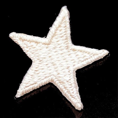 2 Applikationen Aufbügler Iron on Patches Sticker Stern 2,2 x 2,2cm Farbe: Beige VOR125-65 2 Applikationen Aufbügler Iron on Patches Sticker Stern 2,2 x 2,2cm Farbe: Beige VOR125-65 von 1A-Kurzwaren