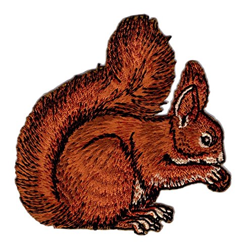 Applikationen Patch Eichhörnchen Eichkater 7,8 x 8cm Farbe: Rotbraun VOR253-23 Applikationen Patch Eichhörnchen Eichkater 7,8 x 8cm Farbe: Rotbraun VOR253-23 von 1A-Kurzwaren