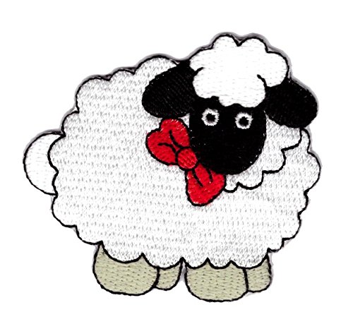 Applikationen Patch Schaf 6,8 x 6,1cm Farbe: Weiss-Schwarz VOR253-21 Applikationen Patch Schaf 6,8 x 6,1cm Farbe: Weiss-Schwarz VOR253-21 von 1A-Kurzwaren