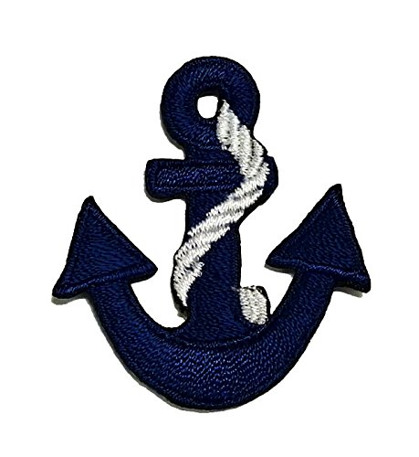 Aufnäher Bügelbild Aufbügler Iron on Patches Applikation Anker Nautik 3,5 x 4cm Farbe: Dunkelblau-Weiss VOR233-4 Aufnäher Bügelbild Aufbügler Iron on Patches Applikation Anker Nautik 3,5 x 4cm Farbe: Dunkelblau-Weiss VOR233-4 von 1A-Kurzwaren