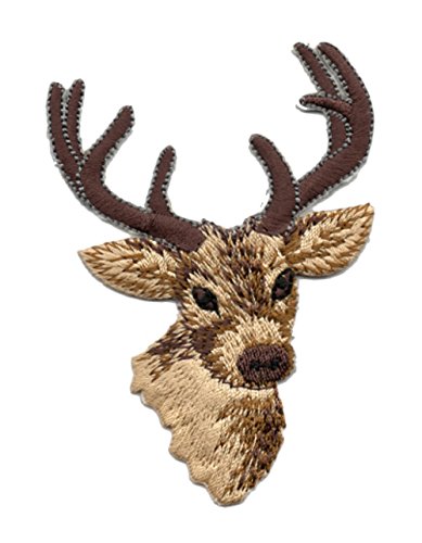 Aufnäher Bügelbild Aufbügler Iron on Patches Applikation Hirsch 4,7 x 6,6cm vor171-2 Aufnäher Bügelbild Aufbügler Iron on Patches Applikation Hirsch 4,7 x 6,6cm vor171-2 von 1A-Kurzwaren