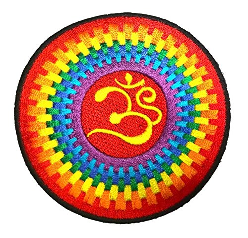 Aufnäher Bügelbild Aufbügler Iron on Patches Applikation Om Aum Mandala Durchmesser 8cm Aufnäher Bügelbild Aufbügler Iron on Patches Applikation Om Aum Mandala Durchmesser 8cm von 1A-Kurzwaren