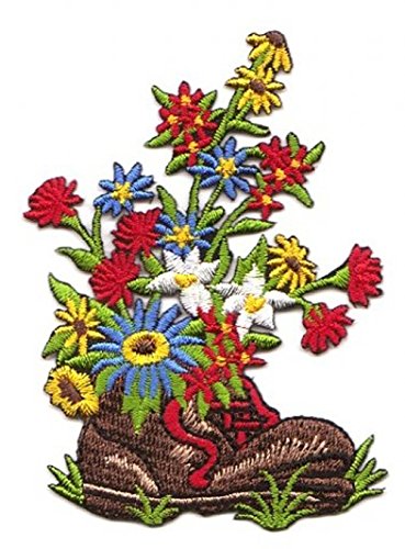 Aufnäher Bügelbild Aufbügler Iron on Patches Applikation Trachten Wanderschuh 6,5 x 9cm vor30-4 Aufnäher Bügelbild Aufbügler Iron on Patches Applikation Trachten Wanderschuh 6,5 x 9cm vor30-4 von 1A-Kurzwaren