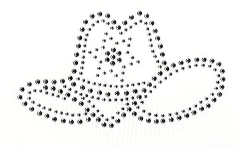 Bügelbild Applikation Studs Line Dance Cowboy-Hut 12 x 7cm Farbe: Grau LE8-23 / Studs Grey Bügelbild Applikation Studs Line Dance Cowboy-Hut 12 x 7cm Farbe: Grau LE8-23 / Studs Grey von 1A-Kurzwaren