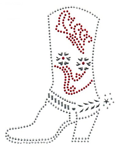 Bügelbild Line Dance Stiefel 15,5 x 19cm Farbe: Rot LE8-12 Bügelbild Line Dance Stiefel 15,5 x 19cm Farbe: Rot LE8-12 von 1A-Kurzwaren