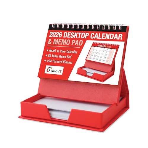 1ABOVE 2025 Desktop-Kalender mit Monatsansicht, zum Abreißen und Notizblock 1ABOVE 2025 Desktop-Kalender mit Monatsansicht, zum Abreißen und Notizblock von 1ABOVE