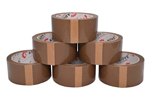 1ABOVE | 6 Rollen braunes Klebeband zum Verpacken 48 mm x 66 m | kein Lärm | Premium-Qualität | strapazierfähig | Deal für Umzüge | Karton Klebeband 1ABOVE | 6 Rollen braunes Klebeband zum Verpacken 48 mm x 66 m | kein Lärm | Premium-Qualität | strapazierfähig | Deal für Umzüge | Karton Klebeband von 1ABOVE