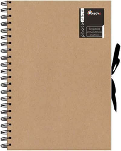 A4-Kraftband-Verschluss, Scrapbooking, Album, Fotos, Spiralbindung, Präsentationsbuch, 40 Blatt, 21 x 29,7 cm A4-Kraftband-Verschluss, Scrapbooking, Album, Fotos, Spiralbindung, Präsentationsbuch, 40 Blatt, 21 x 29,7 cm von 1ABOVE