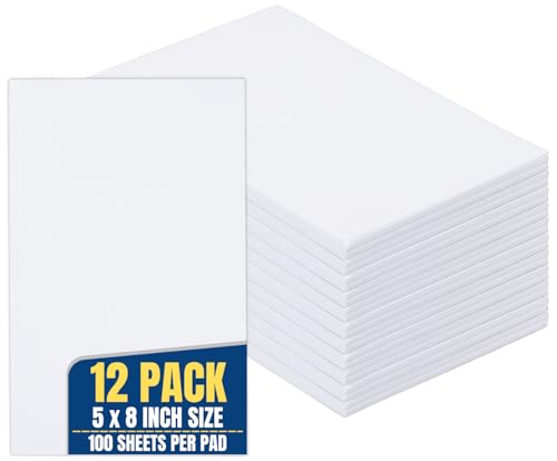 1InTheOffice Notizblöcke, Notizblöcke, unliniert, Weiß, 12 x 20 cm, 100 Blatt, 12 Stück 1InTheOffice Notizblöcke, Notizblöcke, unliniert, Weiß, 12 x 20 cm, 100 Blatt, 12 Stück von 1InTheOffice