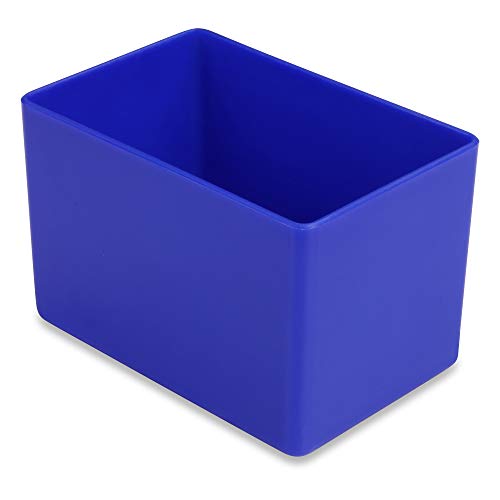 1a-TopStore 10 STK. Einsatzkästen Einsatzboxen Schubladen-Einsatzkasten Sortierboxen, 32 Größen, 5 Farben (blau, 80x53x54 mm) von 1a-TopStore