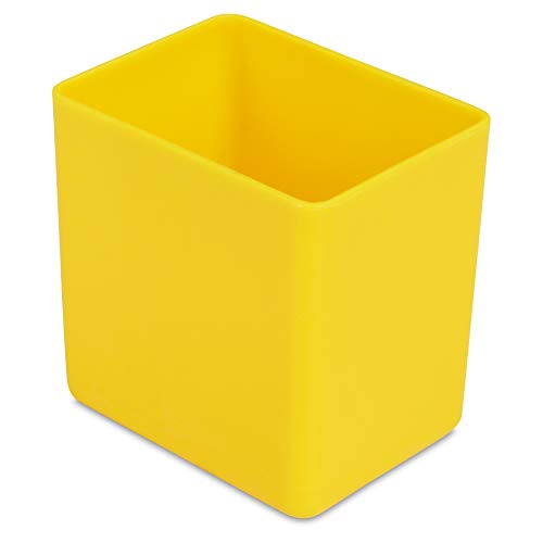 1a-TopStore 10 STK. Einsatzkästen Einsatzboxen Schubladen-Einsatzkasten Sortierboxen, 32 Größen, 5 Farben (gelb, 53x40x54 mm) von 1a-TopStore