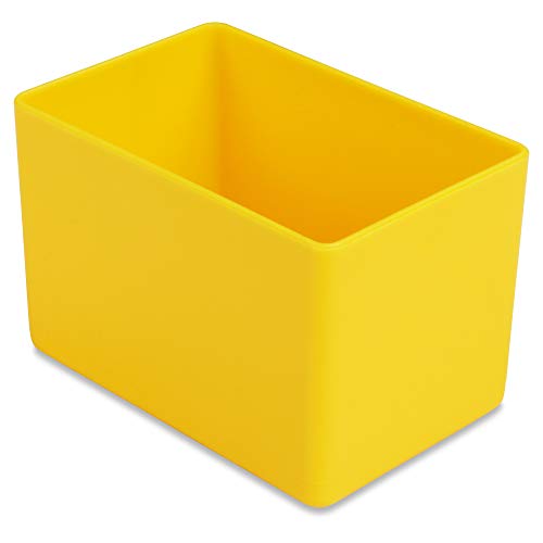 1a-TopStore 10 STK. Einsatzkästen Einsatzboxen Schubladen-Einsatzkasten Sortierboxen, 32 Größen, 5 Farben (gelb, 80x53x54 mm) von 1a-TopStore