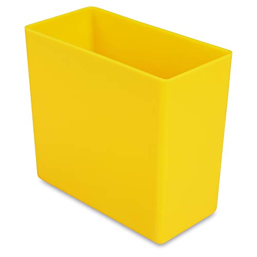 1a-TopStore 10 STK. Einsatzkästen Einsatzboxen Schubladen-Einsatzkasten Sortierboxen, 32 Größen, 5 Farben (gelb, 99x49x90 mm) von 1a-TopStore