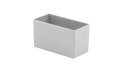 1a-TopStore 10 STK. Einsatzkästen Einsatzboxen Schubladen-Einsatzkasten Sortierboxen, 32 Größen, 5 Farben (grau, 108x54x63 mm) von 1a-TopStore