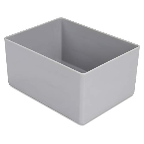 1a-TopStore 10 STK. Einsatzkästen Einsatzboxen Schubladen-Einsatzkasten Sortierboxen, 32 Größen, 5 Farben (grau, 53x40x54 mm) von 1a-TopStore