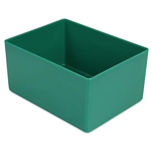 1a-TopStore 10 STK. Einsatzkästen Einsatzboxen Schubladen-Einsatzkasten Sortierboxen, 32 Größen, 5 Farben (grün, 106x80x54 mm) von 1a-TopStore