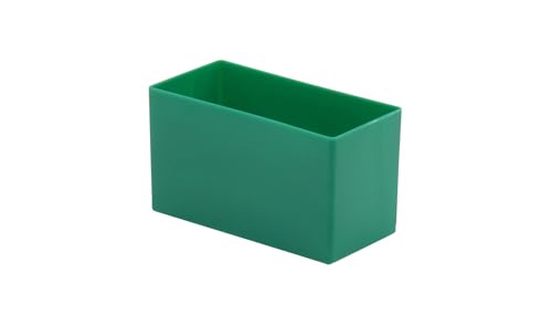 1a-TopStore 10 STK. Einsatzkästen Einsatzboxen Schubladen-Einsatzkasten Sortierboxen, 32 Größen, 5 Farben (grün, 108x54x63 mm) von 1a-TopStore