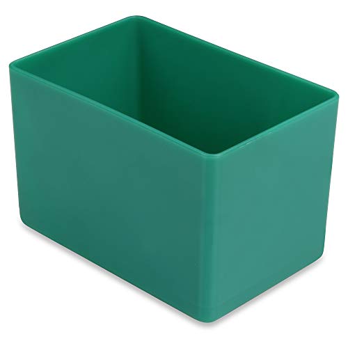 1a-TopStore 10 STK. Einsatzkästen Einsatzboxen Schubladen-Einsatzkasten Sortierboxen, 32 Größen, 5 Farben (grün, 80x53x54 mm) von 1a-TopStore