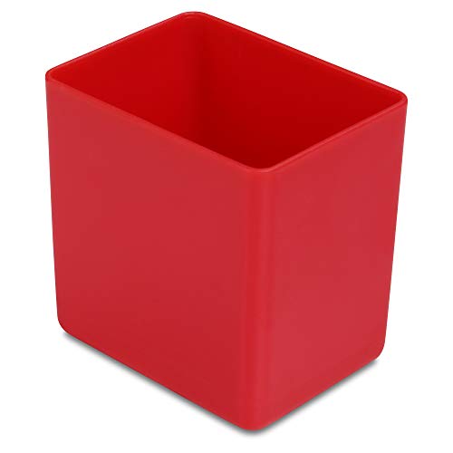 1a-TopStore 10 STK. Einsatzkästen Einsatzboxen Schubladen-Einsatzkasten Sortierboxen, 32 Größen, 5 Farben (rot, 53x40x54 mm) von 1a-TopStore