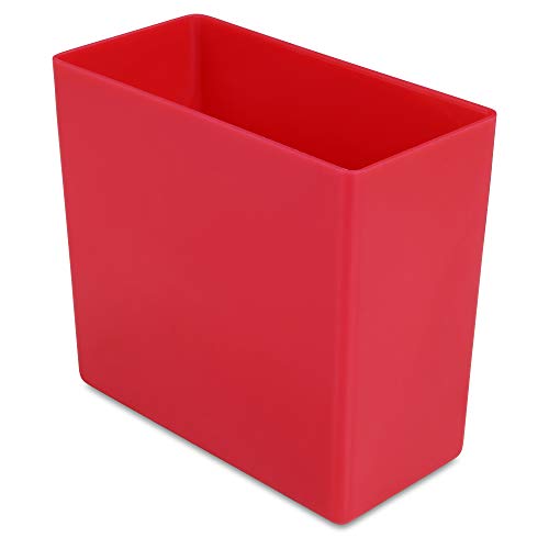 1a-TopStore 10 Stk. Einsatzkästen Einsatzboxen Schubladen-Einsatzkasten Sortierboxen, 32 Größen, 5 Farben (rot, 99x49x90 mm) von 1a-TopStore