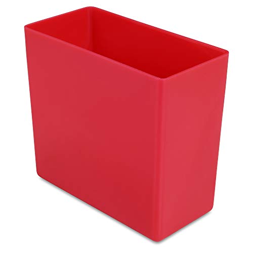 1a-TopStore 10 STK. Einsatzkästen Einsatzboxen Schubladen-Einsatzkasten Sortierboxen, 32 Größen, 5 Farben (rot, 99x49x90 mm) von 1a-TopStore