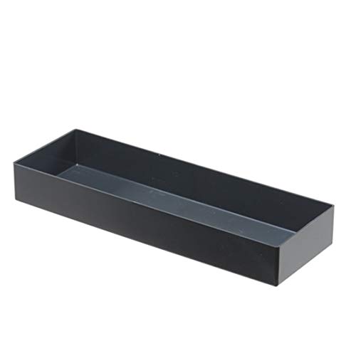 1a-TopStore 10 STK. Einsatzkästen Einsatzboxen Schubladen-Einsatzkasten Sortierboxen, 32 Größen, 5 Farben (schwarz, 324x108x45 mm) von 1a-TopStore