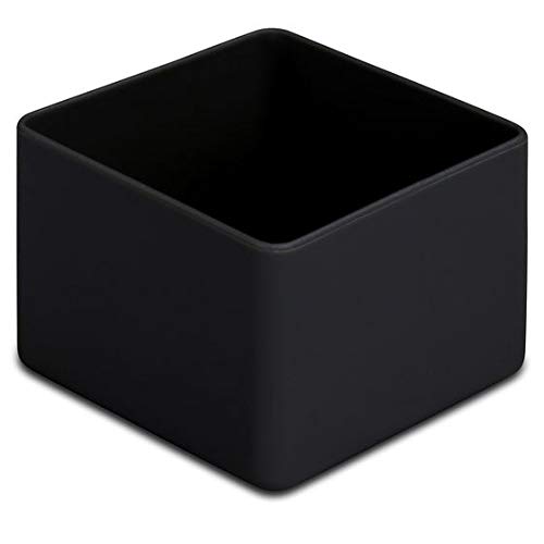 1a-TopStore 10 STK. Einsatzkästen Einsatzboxen Schubladen-Einsatzkasten Sortierboxen, 32 Größen, 5 Farben (schwarz, 49x49x40 mm) von 1a-TopStore