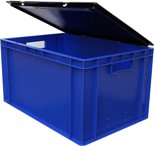 3 Stk. Ordner-Archivbox mit Deckel für 7 Aktenordner, blau von 1a-Topstore
