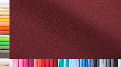 1buy3 Bündchenstoff XXL als Meterware|doppelt: 75cm breit|einfach: 150cm breit|Farbe: 24 Weinrot|0,5m lang|96% Baumwolle, 4% Elasthan|Jersey Grundpreis pro qm: € 11,99 1buy3 Bündchenstoff XXL als Meterware|doppelt: 75cm breit|einfach: 150cm breit|Farbe: 24 Weinrot|0,5m lang|96% Baumwolle, 4% Elasthan|Jersey Grundpreis pro qm: € 11,99 von 1buy3