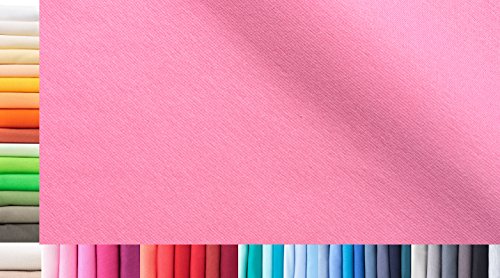 1buy3 Bündchenstoff XXL als Meterware|doppelt: 75cm breit|einfach: 150cm breit|Farbe: 26 Rosa|1m lang|96% Baumwolle, 4% Elasthan|Jersey Grundpreis pro qm: € 10,66 1buy3 Bündchenstoff XXL als Meterware|doppelt: 75cm breit|einfach: 150cm breit|Farbe: 26 Rosa|1m lang|96% Baumwolle, 4% Elasthan|Jersey Grundpreis pro qm: € 10,66 von 1buy3