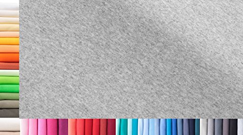 1buy3 Bündchenstoff XXL als Meterware|doppelt: 75cm breit|einfach: 150cm breit|Farbe: 50 Melange hell|0,5m lang|96% Baumwolle, 4% Elasthan|Jersey Grundpreis pro qm: € 11,99 1buy3 Bündchenstoff XXL als Meterware|doppelt: 75cm breit|einfach: 150cm breit|Farbe: 50 Melange hell|0,5m lang|96% Baumwolle, 4% Elasthan|Jersey Grundpreis pro qm: € 11,99 von 1buy3