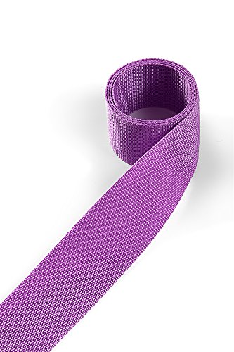 1buy3 Gurtband aus Polypropylen 20mm breit, 12 Meter lang, Farbe:14 - Rotlila | Grundpreis pro Meter = € 0,58 von 1buy3