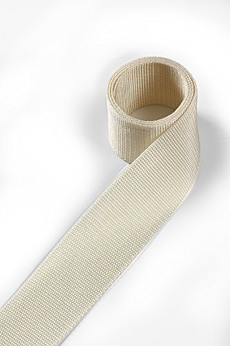 1buy3 Gurtband aus Polypropylen 20mm breit, 12 Meter lang, Farbe:2 - Hellelfenbein | Grundpreis pro Meter = € 0,58 von 1buy3