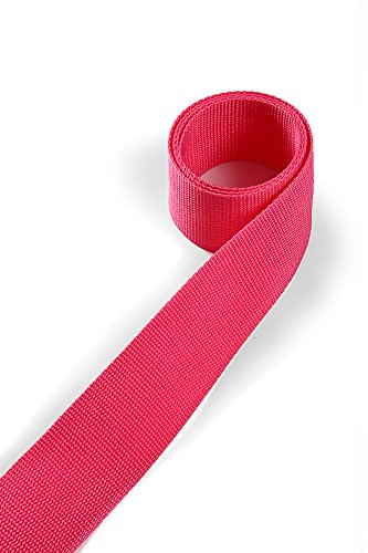 1buy3 Gurtband aus Polypropylen 20mm breit, 4 Meter lang, Farbe:11 - Telemagenta | Grundpreis pro Meter = € 1,17 von 1buy3