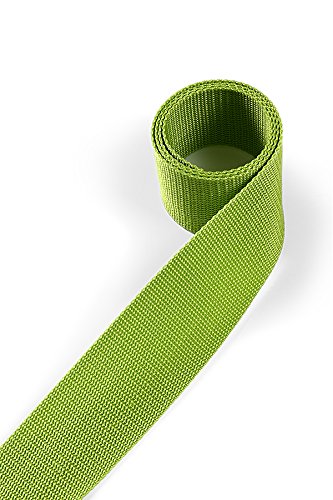 1buy3 Gurtband aus Polypropylen 20mm breit, 4 Meter lang, Farbe:18 - Gelbgrün | Grundpreis pro Meter = € 1,17 von 1buy3