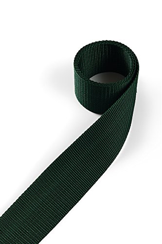 1buy3 Gurtband aus Polypropylen 20mm breit, 4 Meter lang, Farbe:20 - Moosgrün | Grundpreis pro Meter = € 1,17 von 1buy3