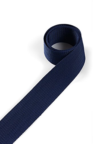 1buy3 Gurtband aus Polypropylen 25mm breit, 12 Meter lang, Farbe:17 - Violettblau | Grundpreis pro Meter = € 0,67 von 1buy3