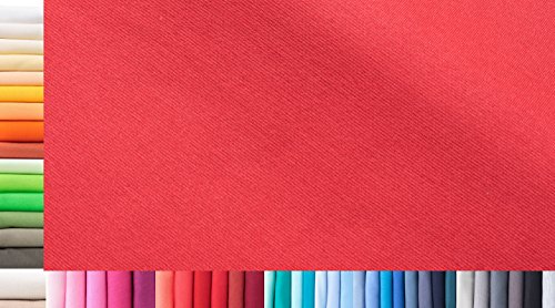 Bündchenstoff XXL als Meterware|doppelt: 75cm breit|einfach: 150cm breit|Farbe: 20 Himbeerrot|0,25m lang|96% Baumwolle, 4% Elasthan|Jersey|1buy3|Grundpreis pro qm: € 15,97 von 1buy3