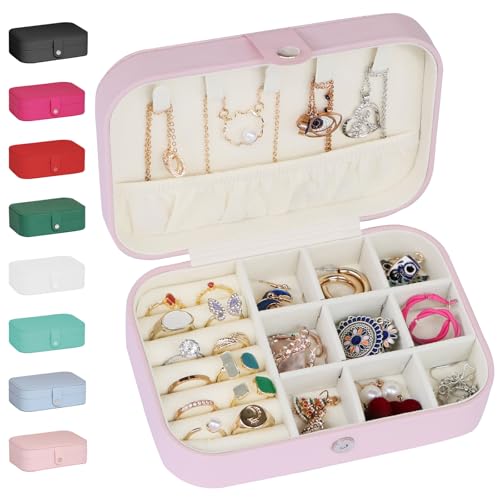 24Aug Kleines Reise-Schmuckkästchen, Mini-Reiseutensilien für Damen, kleine Schmuckschatulle für Mädchen 8–12, Brautjungfergeschenk, Geburtstagsgeschenk für Frauen 24Aug Kleines Reise-Schmuckkästchen, Mini-Reiseutensilien für Damen, kleine Schmuckschatulle für Mädchen 8–12, Brautjungfergeschenk, Geburtstagsgeschenk für Frauen von 24Aug