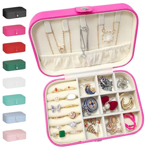 24Aug Kleines Reise-Schmuckkästchen, Mini-Reiseutensilien für Damen, kleine Schmuckschatulle für Mädchen 8–12, Brautjungfergeschenk, Geburtstagsgeschenk für Frauen 24Aug Kleines Reise-Schmuckkästchen, Mini-Reiseutensilien für Damen, kleine Schmuckschatulle für Mädchen 8–12, Brautjungfergeschenk, Geburtstagsgeschenk für Frauen von 24Aug