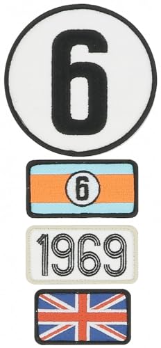 24h Le Mans Beutel 4 Aufnäher Gestickt Wiederablösbare Etiketten - 1969 24h Le Mans Beutel 4 Aufnäher Gestickt Wiederablösbare Etiketten - 1969 von 24H LE MANS